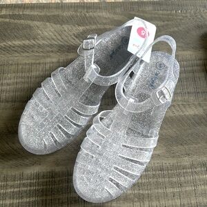 Kids Cat & Jack jelly sandals- size 5
